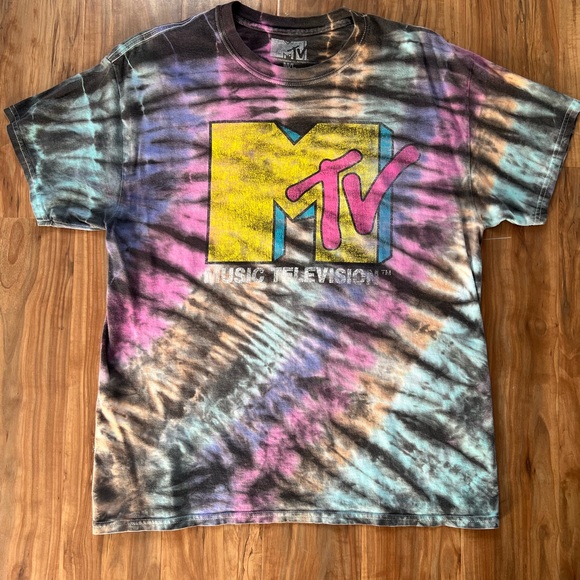 MTV Logo Tie-Dye Tee - Picture 1 of 4